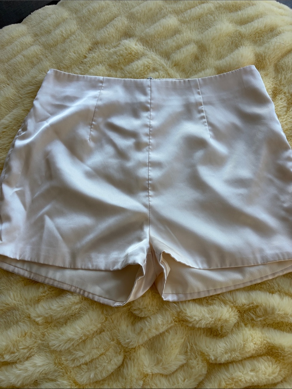 Meshki silk shorts